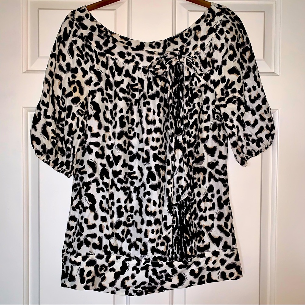 White House Black Market Silk Blouse